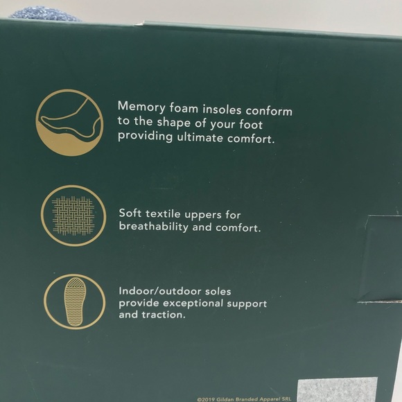 navy memory foam shoes